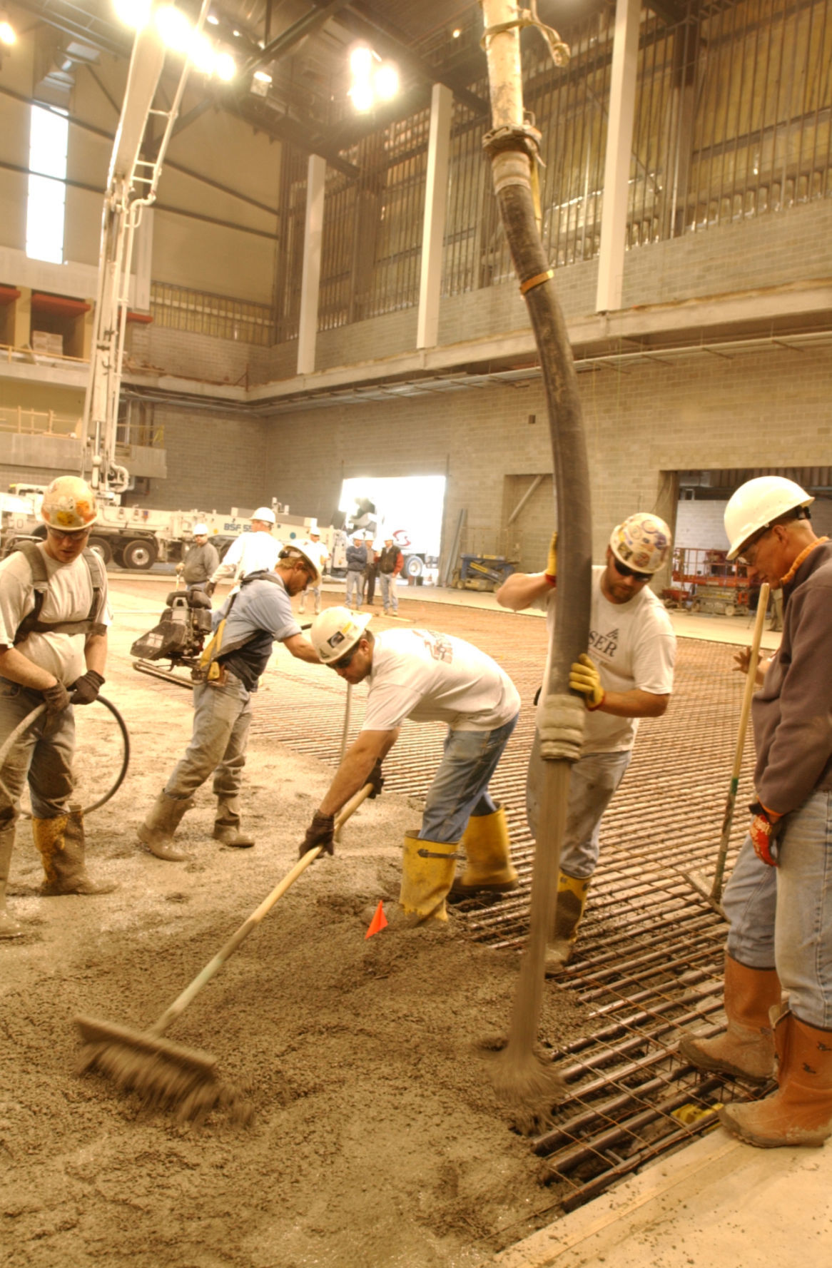 IBP Events Center rink cement